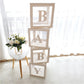 Staraise Transparent Letter A-Z Box Custom Baby Name Balloon Box Girl Boy Baby Shower Decorations Baby 1st Birthday Party Decor
