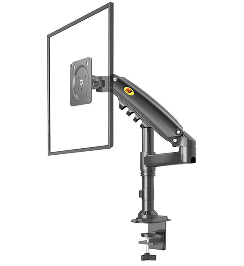 Desktop-Gasfeder 17–27 Zoll; LCD-LED-Monitorhalterung TV-Halterungsarm Vollbeweglicher ergonomischer Monitor-Schreibtischständer mit einer Tragkraft von 2–9 kg