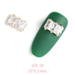 HNUIX 2Pieces 3D Metal Nail art Jewelry Japanese Nail Decorations Top Quality Crystal Manicure Zircon Diamond Charms Pendants