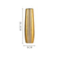30CM Luxus Europa Gold Keramik Vase, Home Decor Kreatives Design Porzellan, Dekorative Blumenvase Für Hochzeitsdekoration