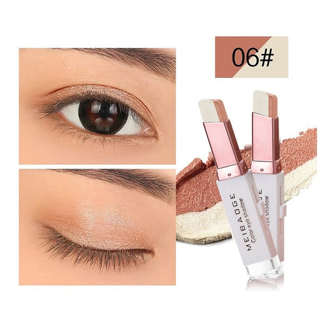 Double Color Glitter Lidschatten Make-up