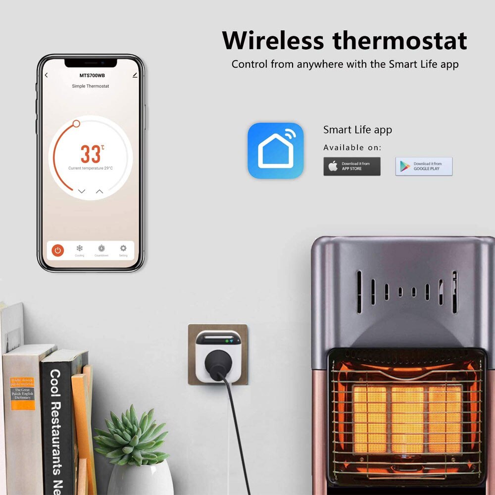 Nashone Wifi Thermostat 220V Tuya Smart Thermostat Temperatur Controller Boden Thermostat für Wasser/Gas Boiler Arbeit mit Alexa