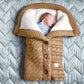 Herbst und Winter Babyschlafsack, Outdoor Button Baby Strickschlafsack