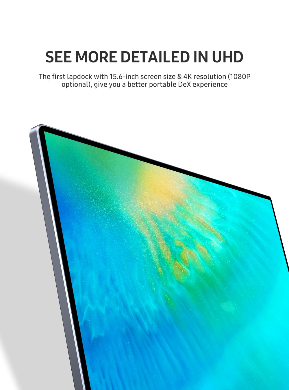 UPERFECT X Pro Echter tragbarer Monitor mit Tastaturbatterie 15,6-Zoll-Touchscreen Mobiler externer Bildschirm, Laptop-LCD-Display Wiederaufladbar