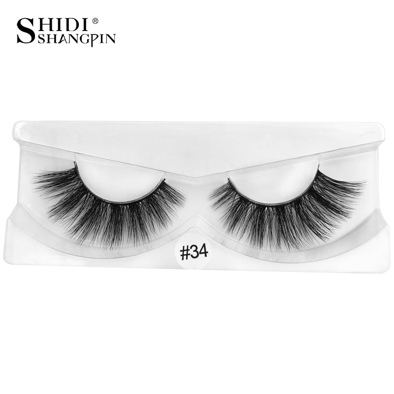 Natürliche 3D Künstliche Nerzwimpern, 10 Paare Leichtes Volumen 6D Kurze Streifenwimpern Wiederverwendbar
