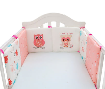 6 Stück/Set Kinderbett Nestchen Baby Kopfschutz in der Krippe, Babybett Schutz