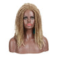 Bella Synthetische Perücke für schwarze Frauen 22quot; Gehäkelte Perücke Zöpfe, Twist Jumbo Dread Faux Locs lange Afro-Perücke Dreadlock-Haar-Flechtperücke