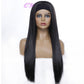 Hair Big Afro Kinky Curly Stirnband Perücken für Frauen Synthetisches Haar Perücken Turban Wrap Hair Style