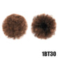 Synthetische Puff Afro Lockig Chignon Perücke Pferdeschwanz Kordel Kurz Afro