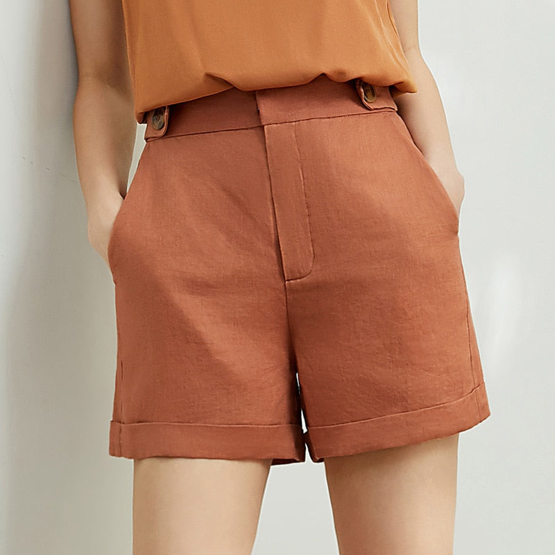 Damen Zweireihiger Anzug, Mantel Hohe Taille Solide Kurz & lange Hose