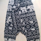Baggy-Haremshose für Damen, kausaler Druck, Hippie-Jogginghose