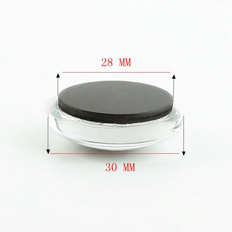 Aurora Luminous Kühlschrank-Aufkleber, magnetisch, im Dunkeln leuchten, neue 30 mm Glascabochon-Kühlschrankmagnete, niedliche Heimdekoration