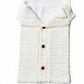 Herbst und Winter Babyschlafsack, Outdoor Button Baby Strickschlafsack