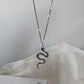 Anhänger Necklace Schlangenhalskette, Minimalistischen Stil Legierung