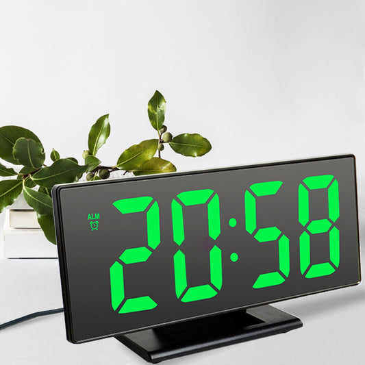 Digitaler Wecker LED-Spiegeluhr Großes LCD-Display