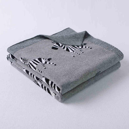Babydecken Neugeborenes weiches Pucktuch 100 * 80 cm, Baumwolle gestrickt