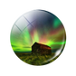 Aurora Luminous Kühlschrank-Aufkleber, magnetisch, im Dunkeln leuchten, neue 30 mm Glascabochon-Kühlschrankmagnete, niedliche Heimdekoration