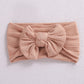 1Pcs Neugeborenes Baby Stirnband für Mädchen, elastisch Baby Schleifen, weiches Nylon Kinder Kopfbedeckung, Haarschmuck 32 Farben