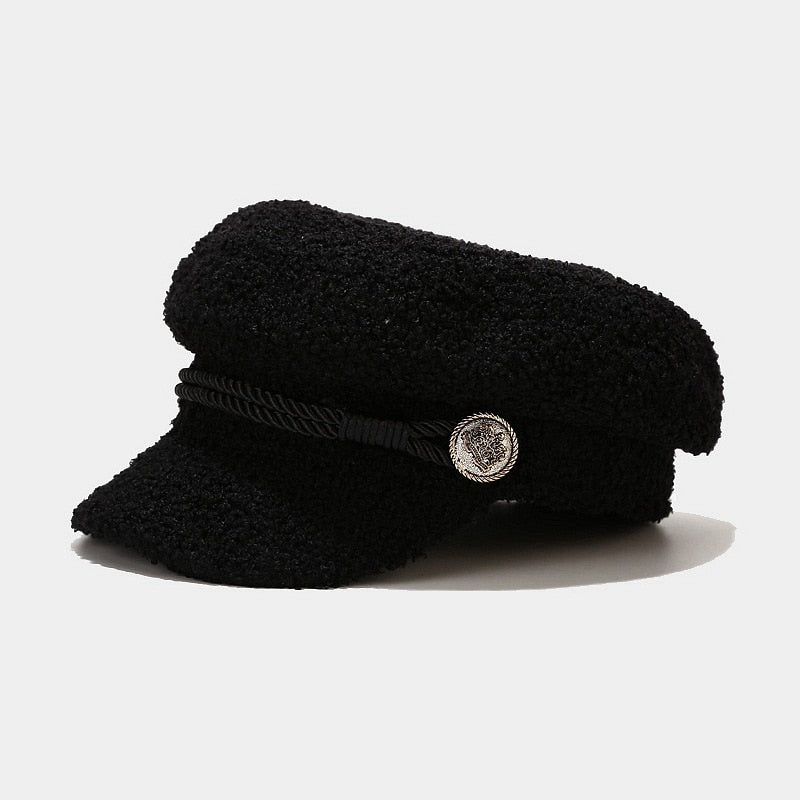 Herbst-Winter Damen Militärkappen