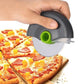 Edelstahl-Rundrad-Schneidemesser für Pizza mit Deckelrolle, Teigschneider