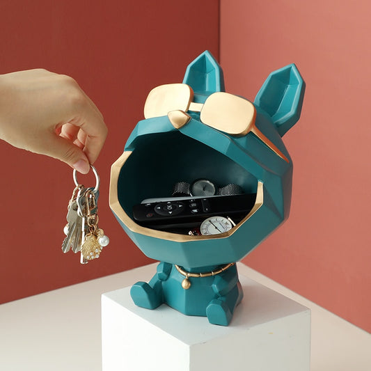 Coole Hundefigur Großmaul, Hund Aufbewahrungsbox Heimdekoration
