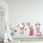Wandaufkleber für Baby Kinderzimmer Wandtattoos Heimdekoration für Mädchen Jungen Raumdekor DIY Matt Abnehmbar