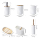 6-teiliges Bambus-Badezimmer-Set
