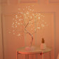 LED Kupferdraht Nachtlicht Baum, Lichterkette Heimtextilien Nachtlampe, USB batteriebetrieben für Schlafzimmer Nachttischlampe