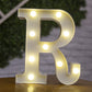 Alphabet Buchstaben LED-Leuchten, Leuchtzahl Lampe, Dekor Batterie, Nachtlicht für Zuhause Hochzeit Geburtstag Weihnachtsfeier Dekoration