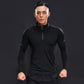 Langarm Frühling Herbst Kompression-Fitness-T-Shirts