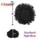 Alileader Synthetische Haarknoten, Afro Kordelzug Pferdeschwanz Flauschige, Afro Puff Haarknoten, Clips im Haarschwanz Pferdeschwanz Zubehör 1St