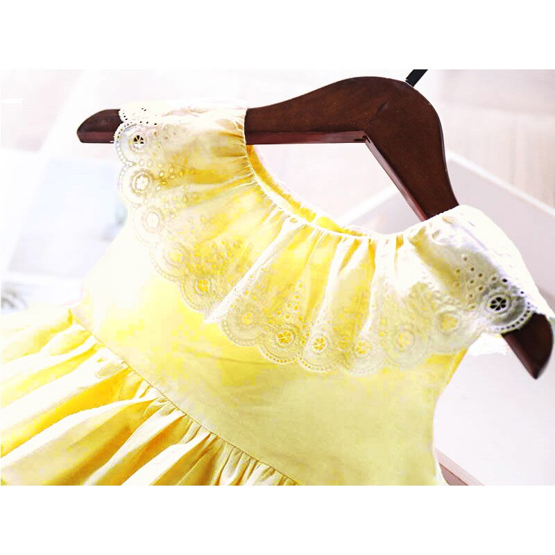 Gestickte Sommer Mädchen Kleid 2022, Mode Partykleid für Prinzessin
