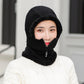 1pcs Frauen-Winter-Strickmütze, Pelz gefüttert warme Wintermützen für Frauen mit Reißverschluss