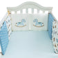 6 Stück/Set Kinderbett Nestchen Baby Kopfschutz in der Krippe, Babybett Schutz
