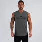 Kompression ärmelloses Herren Tanktop Trainingsweste mit V-Ausschnitt