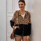2022 Neue Leopard Patchwork für Frauen, Teddy Mantel aus  Kunstpelz