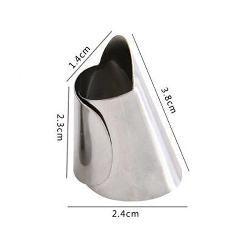 1 Set Silikon Fingerschutz mit Klinge für Obst, Gemüse, Daumenmesser Fingerschutz Küchenhelfer