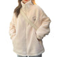 Lammwolle Warm halten Mittellang, Frauen Sweatshirt Herbst/Winter