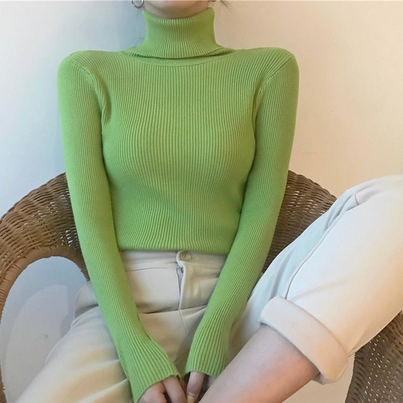 Gestrickter Pullover für Frauen, Herbst / Winter