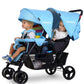 Baby Kinderwagen bequem & einfach für Zwillinge, 2022 Neue purle Farbe