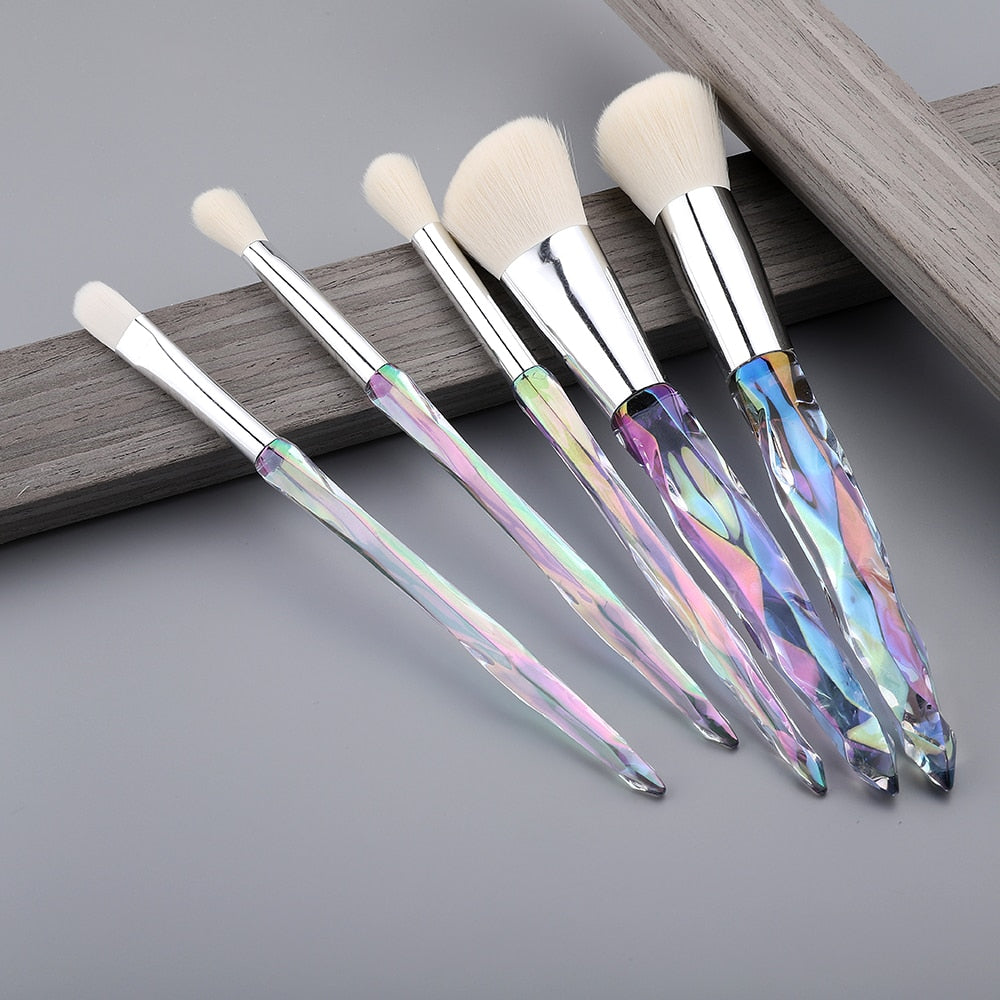 Diamant-Make-up-Pinsel-Set Kosmetik-Rouge-Pinsel, Puder-Grundierungs-Pinsel