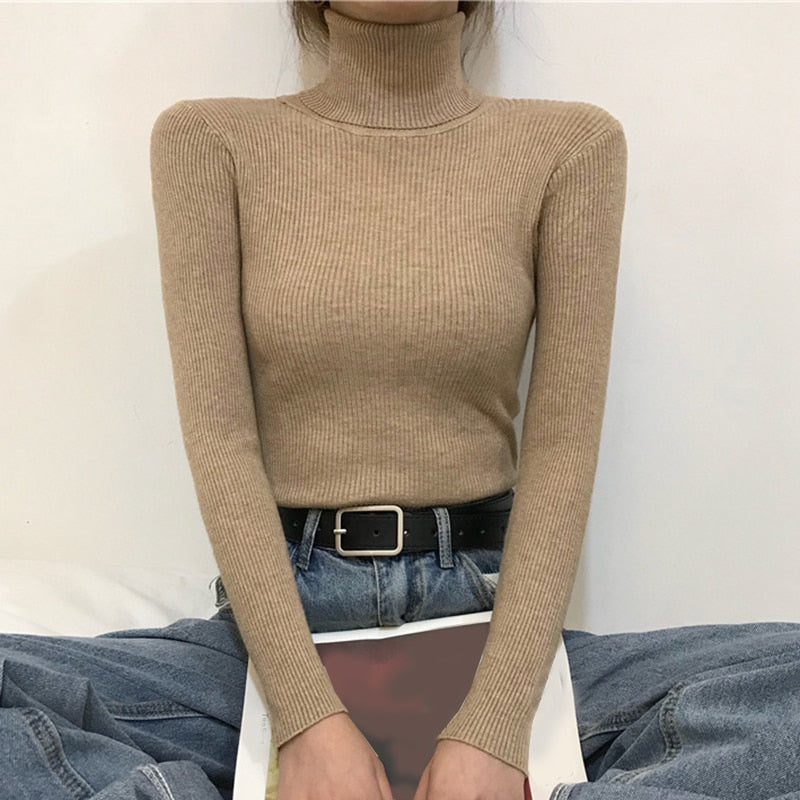 Gestrickter Pullover für Frauen, Herbst / Winter
