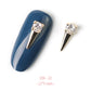 HNUIX 2Pieces 3D Metal Nail art Jewelry Japanese Nail Decorations Top Quality Crystal Manicure Zircon Diamond Charms Pendants