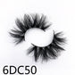 20 mm 3D echte Nerzwimpern, 6DC-Serie Wimpern, 18 mm bis 22 mm Länge