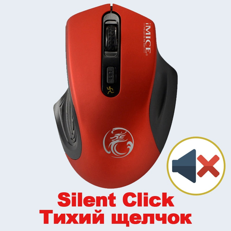 USB Wireless Mouse 2000 DPI USB 2.0 Empfänger Optische Computermaus 2,4 GHz Ergonomische Mäuse für Laptop PC Sound Silent Mouse