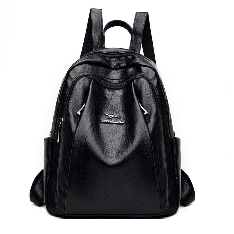 Damen echtes designer Leder Rücksack, Hohe Qualität