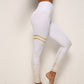 Schwarze Yogahose, schnell trocknende Leggings für Damen