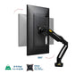 Full Motion Desktop-Halterung, LCD-TV-Gasfederarm, TV-Monitorhalterung Geeignet für 17-27-Zoll-Monitore