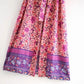 Langes Kimono Hemd mit Blumendruck