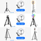 Desktop-LED-Ringlicht, dimmbar, Telefon, Videoaufnahme, rundes Fülllicht für Youtube, Tik Tok, Videofotografie, Beleuchtung, Ringlicht